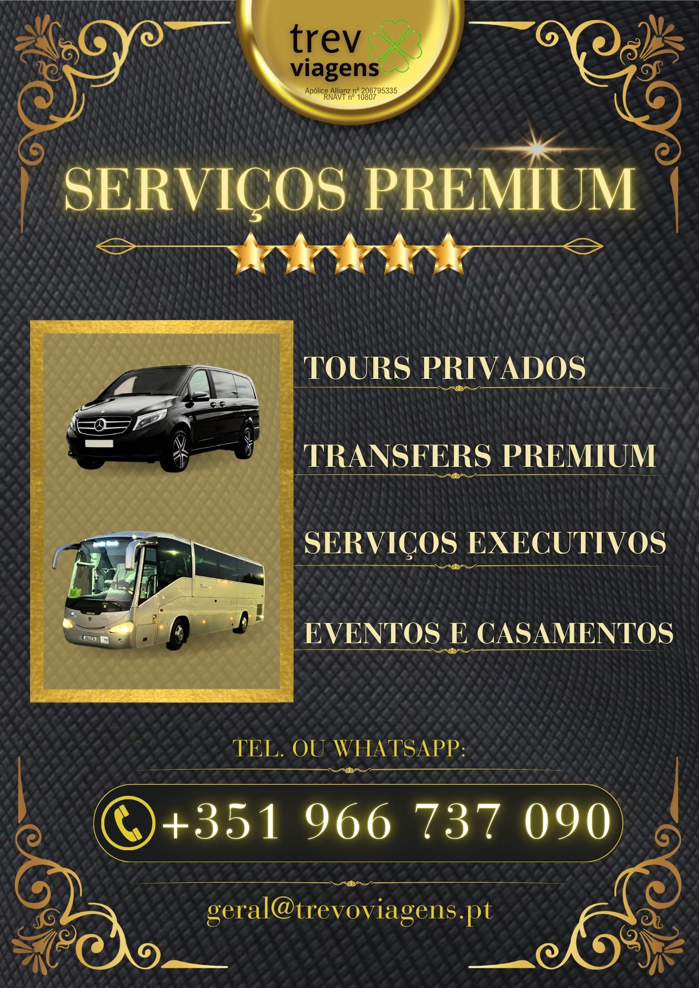 Folheto Agência de Viagens